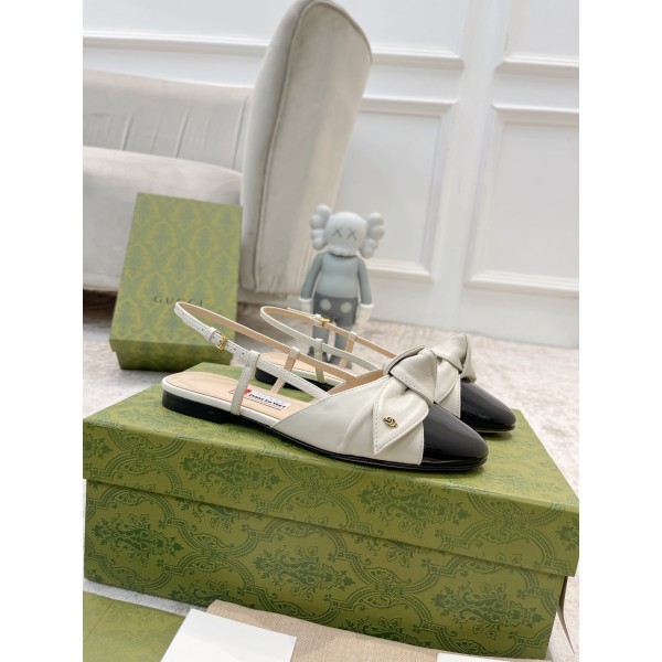 Gucci new buckle bow sandals