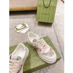 Gucci 𝟐𝟎𝟐𝟐ss new couple models 💑 full series of thick-soled white shoes