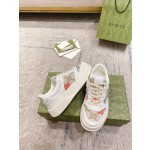 Gucci 𝟐𝟎𝟐𝟐ss new couple models 💑 full series of thick-soled white shoes