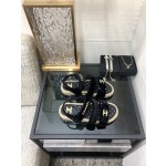 CHANEL 2023 spring and summer latest woven velcro sandals Japan imported woven materials