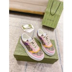 Gucci 𝟐𝟎𝟐𝟐ss new couple models 💑 full series of thick-soled white shoes