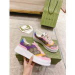 Gucci 𝟐𝟎𝟐𝟐ss new couple models 💑 full series of thick-soled white shoes