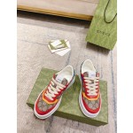 Gucci 𝟐𝟎𝟐𝟐ss new couple models 💑 full series of thick-soled white shoes