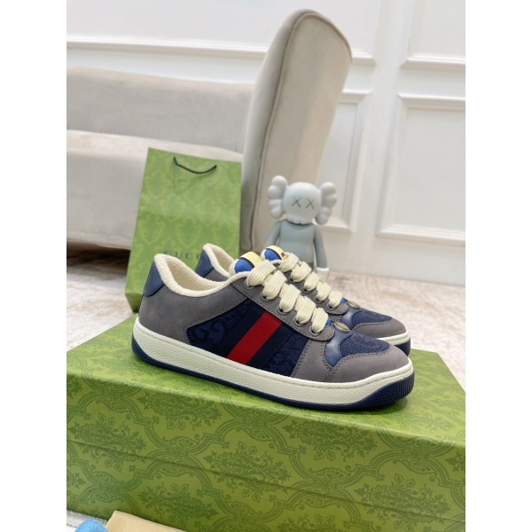 Gucci new upgraded small dirty shoes couple models