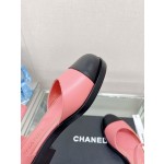 CHANEL 23Ss small incense thick bottom Mary Jane hollow sandals imported lambskin