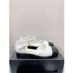 CHANEL 23Ss small incense thick bottom Mary Jane hollow sandals imported lambskin