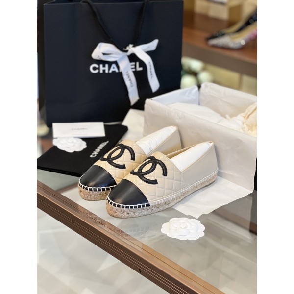 CHANEL fisherman shoes Chanel classic version of the original injection of rubber translucent rubber original color hemp sole