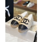 CHANEL fisherman shoes Chanel classic version of the original injection of rubber translucent rubber original color hemp sole