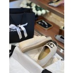 CHANEL fisherman shoes Chanel classic version of the original injection of rubber translucent rubber original color hemp sole