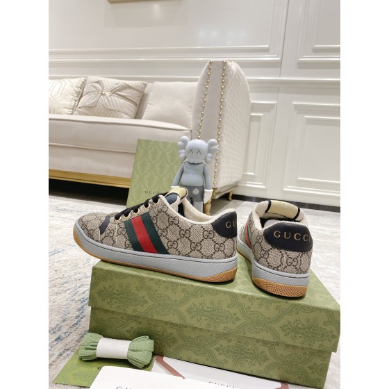 Gucci new upgraded small dirty shoes couple models