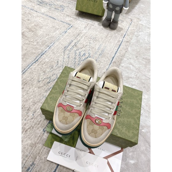 Gucci new upgraded small dirty shoes couple models