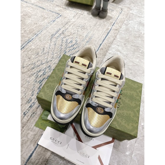 Gucci new upgraded small dirty shoes couple models