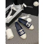 CHANEL fisherman shoes Chanel classic version of the original injection of rubber translucent rubber original color hemp sole