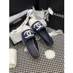 CHANEL fisherman shoes Chanel classic version of the original injection of rubber translucent rubber original color hemp sole
