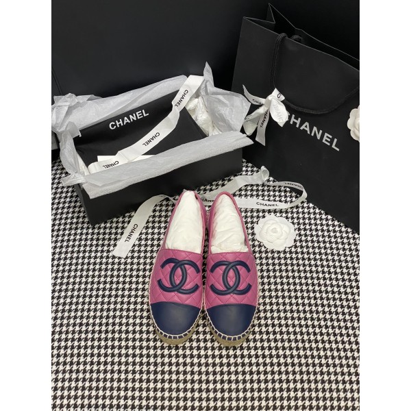 CHANEL fisherman shoes Chanel classic version of the original injection of rubber translucent rubber original color hemp sole