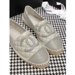 CHANEL fisherman shoes Chanel classic version of the original injection of rubber translucent rubber original color hemp sole