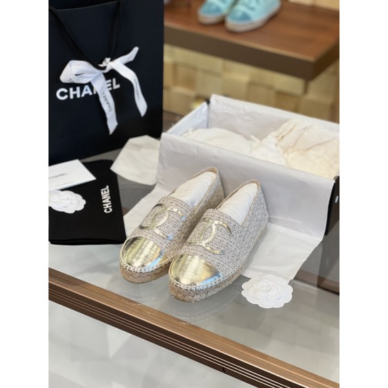 CHANEL fisherman shoes Chanel classic version of the original injection of rubber translucent rubber original color hemp sole