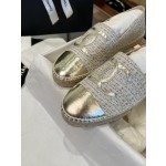 CHANEL fisherman shoes Chanel classic version of the original injection of rubber translucent rubber original color hemp sole