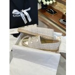 CHANEL fisherman shoes Chanel classic version of the original injection of rubber translucent rubber original color hemp sole