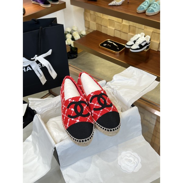 CHANEL fisherman shoes Chanel classic version of the original injection of rubber translucent rubber original color hemp sole