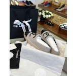CHANEL fisherman shoes Chanel classic version of the original injection of rubber translucent rubber original color hemp sole
