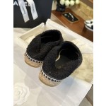 CHANEL fisherman shoes Chanel classic version of the original injection of rubber translucent rubber original color hemp sole