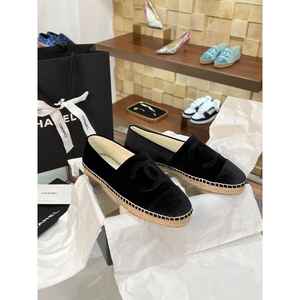 CHANEL fisherman shoes Chanel classic version of the original injection of rubber translucent rubber original color hemp sole