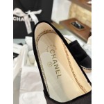 CHANEL fisherman shoes Chanel classic version of the original injection of rubber translucent rubber original color hemp sole