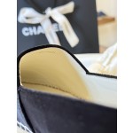 CHANEL fisherman shoes Chanel classic version of the original injection of rubber translucent rubber original color hemp sole