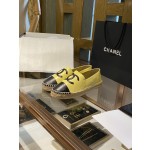 CHANEL fisherman shoes Chanel classic version of the original injection of rubber translucent rubber original color hemp sole
