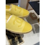 CHANEL fisherman shoes Chanel classic version of the original injection of rubber translucent rubber original color hemp sole