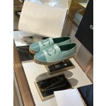 CHANEL fisherman shoes Chanel classic version of the original injection of rubber translucent rubber original color hemp sole