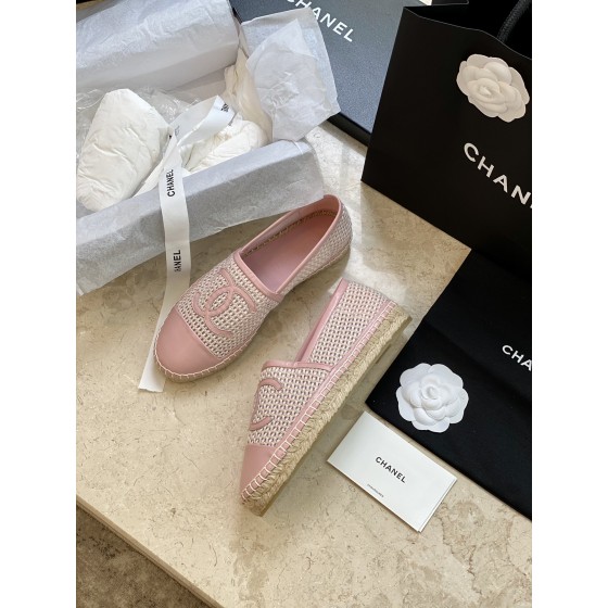 CHANEL fisherman shoes Chanel classic version of the original injection of rubber translucent rubber original color hemp sole