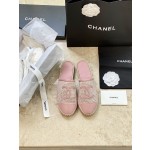 CHANEL fisherman shoes Chanel classic version of the original injection of rubber translucent rubber original color hemp sole