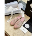 CHANEL fisherman shoes Chanel classic version of the original injection of rubber translucent rubber original color hemp sole