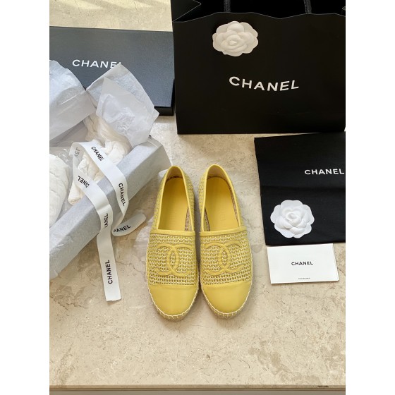 CHANEL fisherman shoes Chanel classic version of the original injection of rubber translucent rubber original color hemp sole