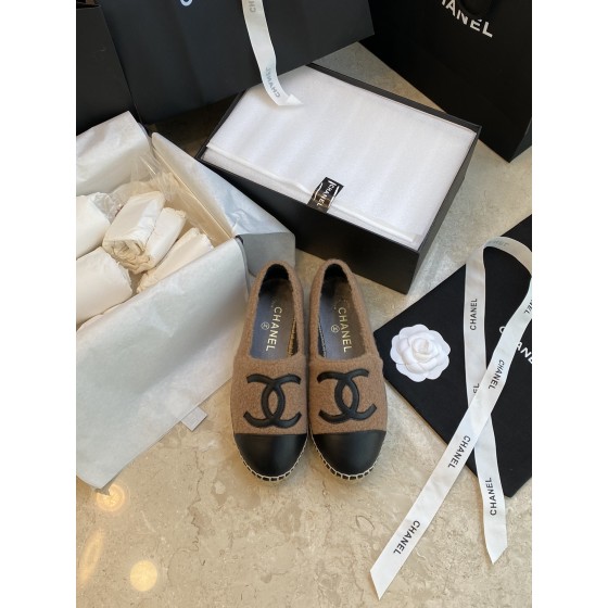 CHANEL fisherman shoes Chanel classic version of the original injection of rubber translucent rubber original color hemp sole