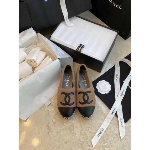 CHANEL fisherman shoes Chanel classic version of the original injection of rubber translucent rubber original color hemp sole