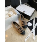 CHANEL fisherman shoes Chanel classic version of the original injection of rubber translucent rubber original color hemp sole