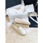 CHANEL fisherman shoes Chanel classic version of the original injection of rubber translucent rubber original color hemp sole