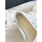 CHANEL fisherman shoes Chanel classic version of the original injection of rubber translucent rubber original color hemp sole