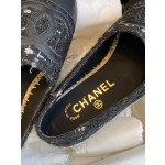 CHANEL fisherman shoes Chanel classic version of the original injection of rubber translucent rubber original color hemp sole