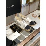 CHANEL fisherman shoes Chanel classic version of the original injection of rubber translucent rubber original color hemp sole