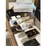 CHANEL fisherman shoes Chanel classic version of the original injection of rubber translucent rubber original color hemp sole