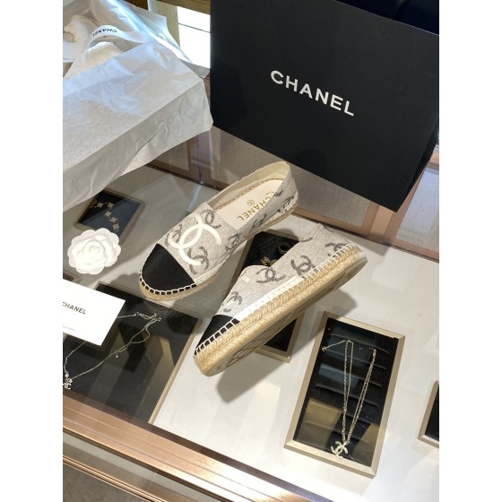 CHANEL fisherman shoes Chanel classic version of the original injection of rubber translucent rubber original color hemp sole