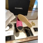 CHANEL fisherman shoes Chanel classic version of the original injection of rubber translucent rubber original color hemp sole