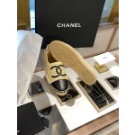 CHANEL fisherman shoes Chanel classic version of the original injection of rubber translucent rubber original color hemp sole