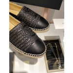 CHANEL fisherman shoes Chanel classic version of the original injection of rubber translucent rubber original color hemp sole