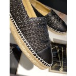 CHANEL fisherman shoes Chanel classic version of the original injection of rubber translucent rubber original color hemp sole