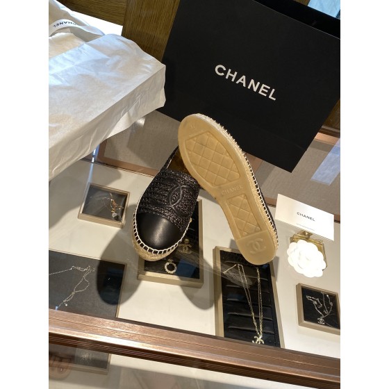 CHANEL fisherman shoes Chanel classic version of the original injection of rubber translucent rubber original color hemp sole